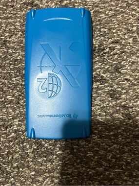 Texas Instruments Bright Blue Calculator Slipcover with Embossed Logo